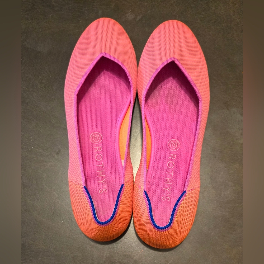 Rothy's Tropical Pink Flats